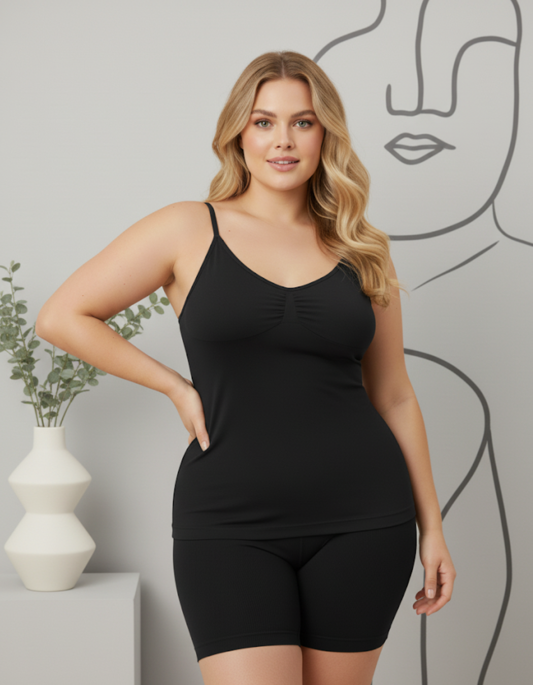 Modara Bust Support and Tummy Control Shaping Tank Top Vest