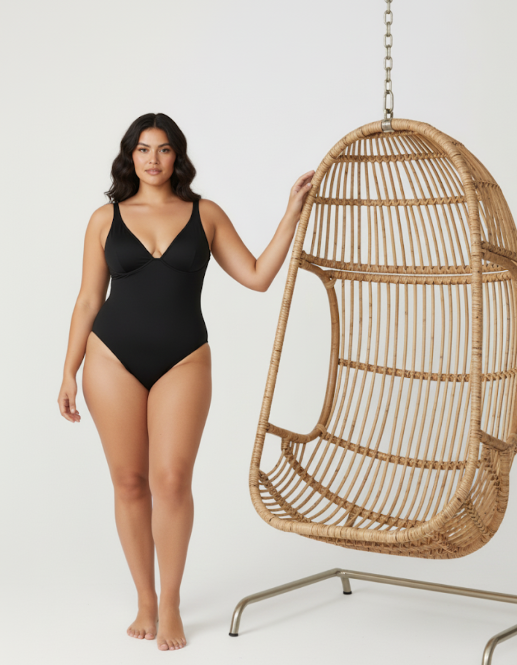 Modara V-Neck Shaping Thong Bodysuit