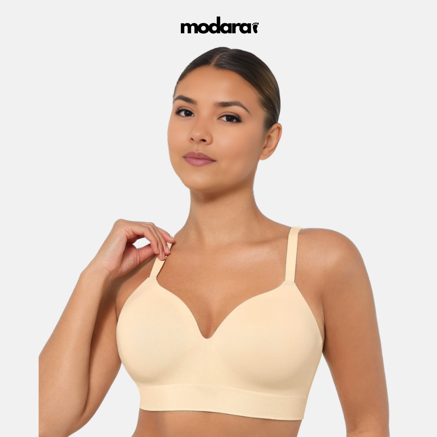 Modara Wireless Push-Up Comfort Bra